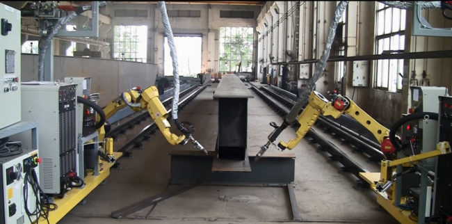 机器人焊接生产线